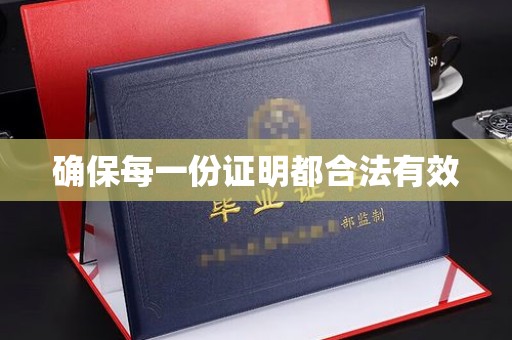 甘南确保每一份证明都合法有效
