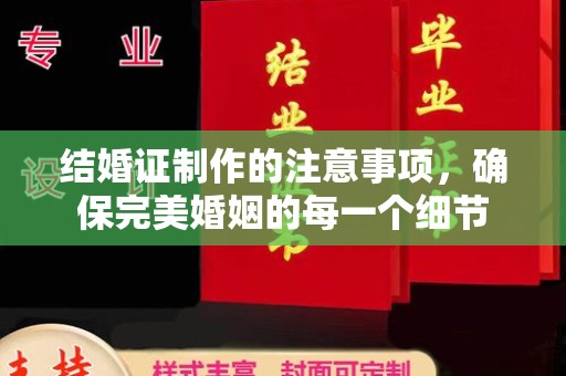 甘南结婚证制作的注意事项，确保完美婚姻的每一个细节