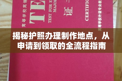 甘南揭秘护照办理制作地点，从申请到领取的全流程指南