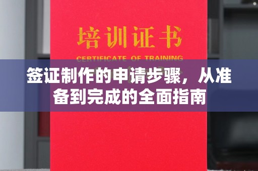 甘南签证制作的申请步骤，从准备到完成的全面指南