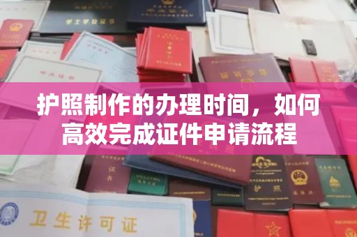 甘南护照制作的办理时间，如何高效完成证件申请流程